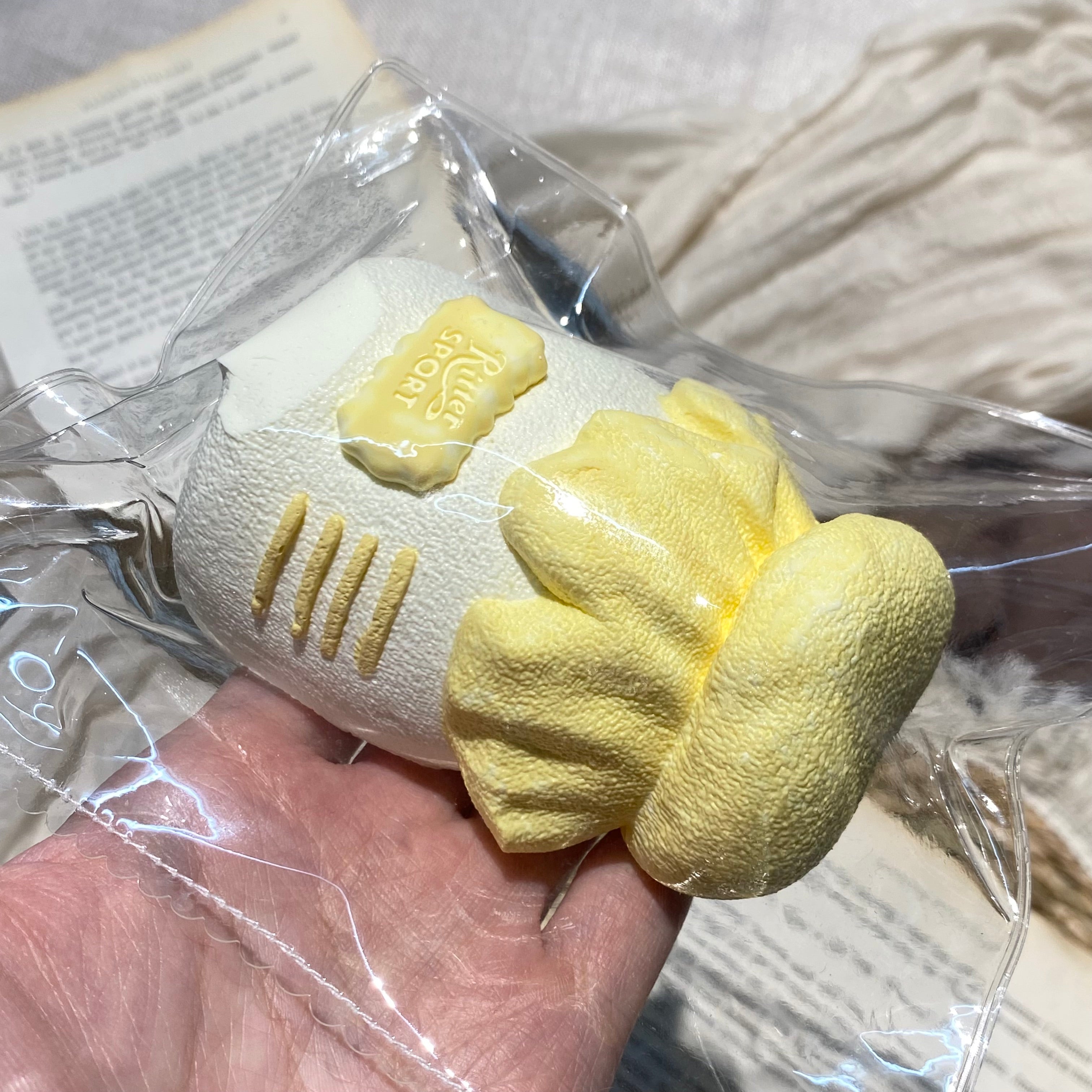 「푸딩 생우유」모조 음식 장식품