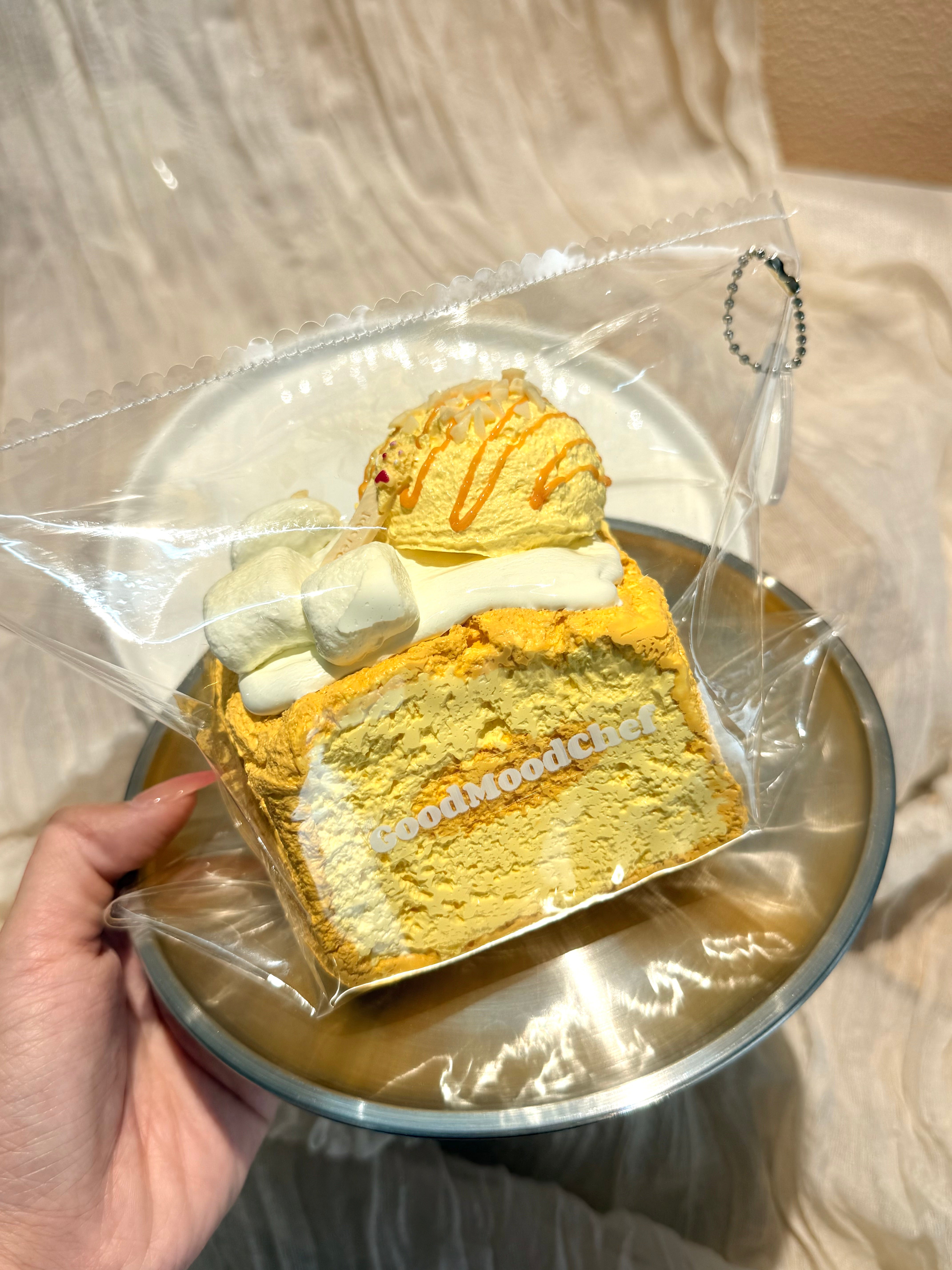 인기 상품!! 「두유 솜사탕 아이스크림 큰 토스트」모조 음식 장식품